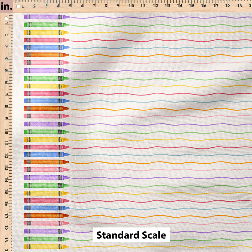 Ruler Scale for Crayon Stripe (double border) by Krystal Winn Design